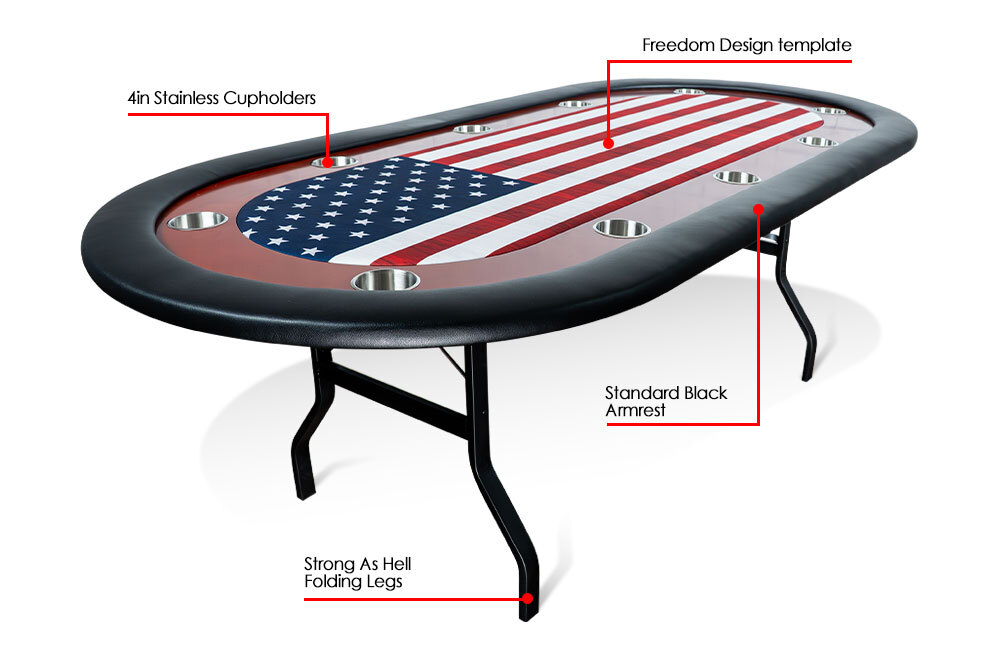 Ultimate Foldable Poker Table For Sale In California